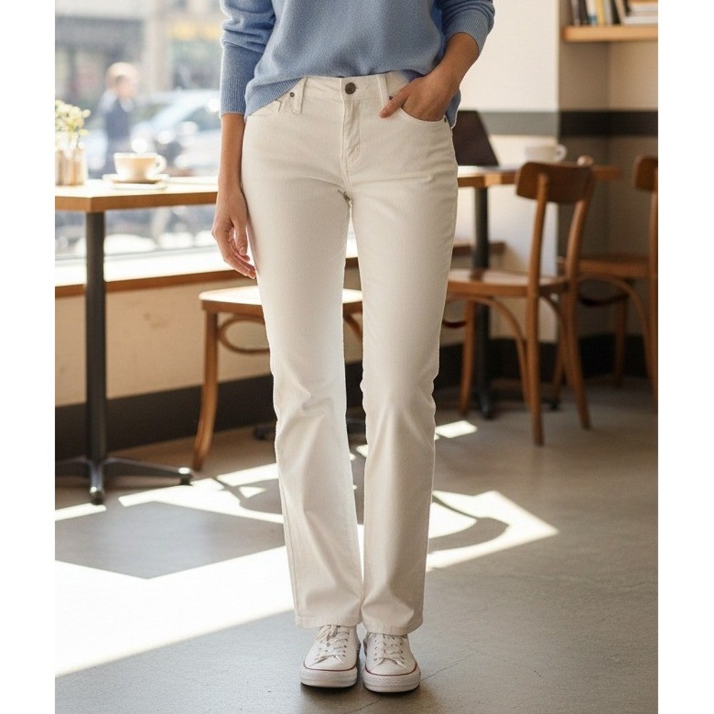 Wrangler Q-Baby Ultimate Riding Jeans Women's 11x32‎ Bootcut Midrise White NWT